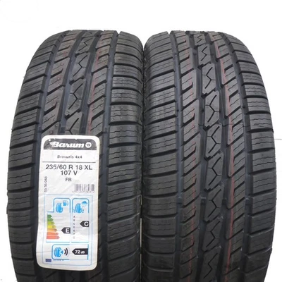2 x BARUM 235/60 R18 107V XL Bravuris 4x4 M+S Sommerreifen 2018 VOLL - Bild 1 von 4