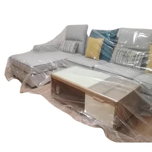 Fundas de almacenamiento de sofá transparentes impermeables y a prueba de polvo, sofá cama de muebles de plástico... - Imagen 1 de 6