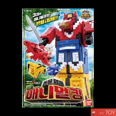 BANDAI.CO.LTD Power Ranger Doubutsu Sentai Zyuohger DX ZYUOH KING Würfel 1 2 3 Tier Bandai