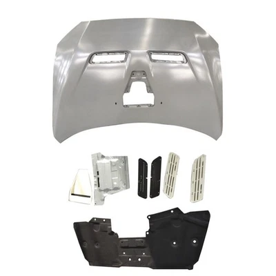 Aftermarket - EVO X Evolution Bonnet Hood Set With 2 Vents for Mitsubishi Lancer - image 1 of 4