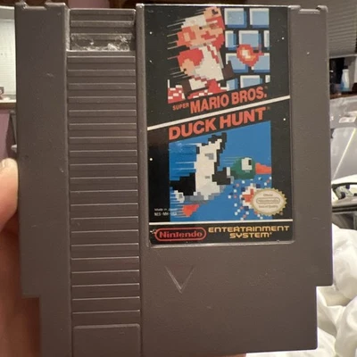 Super Mario Bros/Duck Hunt NES Authentic Cartridge Only Tested and Works - Image 1 of 2
