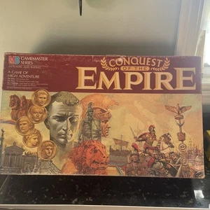 Milton Bradley Eroberung des Imperiums (1984) Brettspiel sieht vollständig aus Verkauft wie besehen - Bild 1 von 7