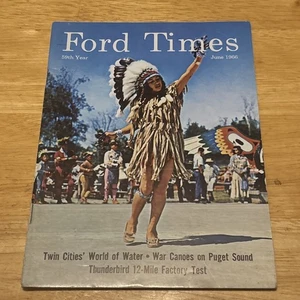 1966 Juni Ford Times Magazin indisches Cover Pugent Sound Twin Cities Yankton S.D. - Bild 1 von 24