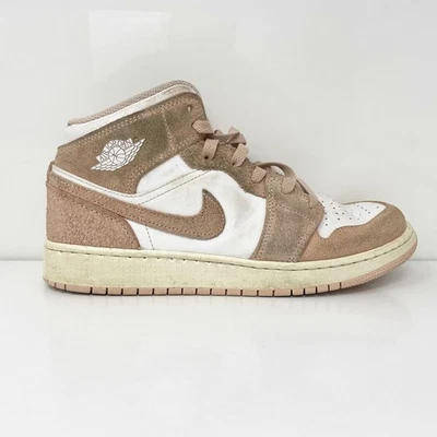 Nike Niños Air Jordan 1 Mid SE FN7432-161 Rosa Zapatos de Baloncesto Tenis Talla 7Y Foto 1 de 4