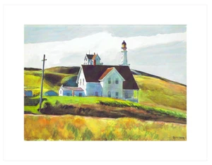 Hill and Houses (1927) - Edward Hopper 28x36 Kunstdruck Poster Plakat Bild - Picture 1 of 1