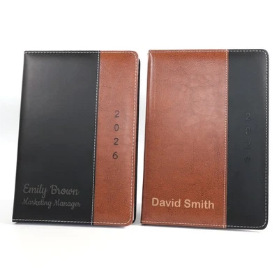 Personalised Premium 2026 Diary Organiser - A5 size | Custom Engraved Planner - Image 1 of 4