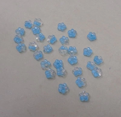 Lot de 30 perles anciennes en verre - Photo 1/3