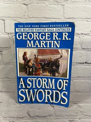A Storm of Swords George RR Martin, oversized trade paperback, 1st Ed, 1st Print - Image 1 of 4