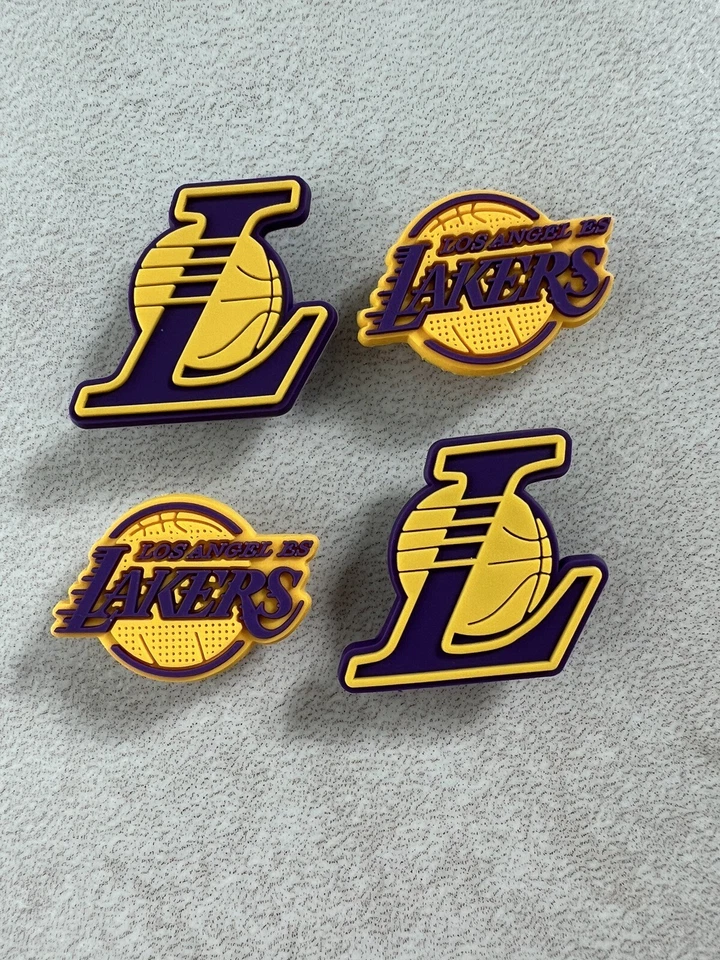 Dijes para zapatos de baloncesto de la NBA Los Angeles Lakers para vajilla Foto 1 de 1