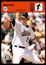 2005 Leaf Sportscasters 45 Red Running-Glove #27 Mark Mulder /45