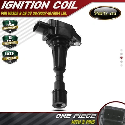 1x Ignition Coil Pack for Mazda 2 DE 09/2007-10/2014 4cyl 1.5L ZY-VE ZJ2018100 - image 1 of 4