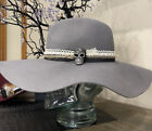 Wool Customised Distressed Fedora Hat