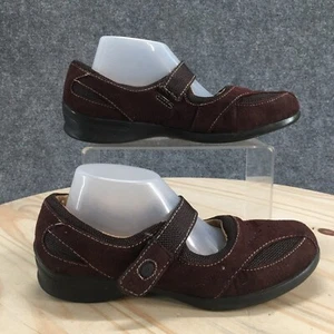 Dr. Scholls Shoes Womens 6 Mary Jane Brown Hook & Loop Comfort Casual Low Top - Picture 1 of 17