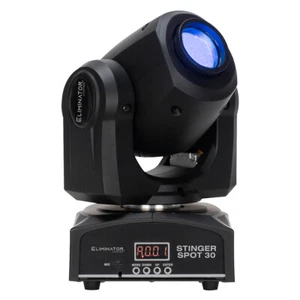 American DJ Eliminator Stinger Spot 30 White LED DMX 30W Moving Head Spot Light - Picture 1 of 11