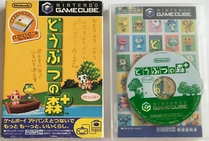 Doubutsu no Mori + Plus Animal Crossing GC (Nintendo GameCube, 2001) CIB Japan - Picture 1 of 2