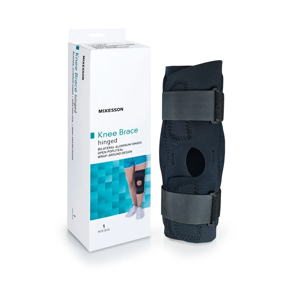 McKesson Hinged Knee Brace Small McKesson Brand 155-81-82393 1 Count