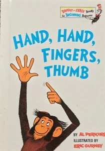 Hand Hand Fingers Thumb 1969 Al Perkins Original First Edition Vintage Dr Seuss - Bild 1 von 9