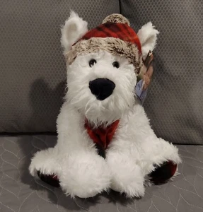 St. Jude Gentle Treasures WHITE TERRIER MAE 2022 Christmas Plush 11"+ - Picture 1 of 11