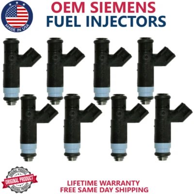 x8 OEM SIEMENS Fuel Injectors For 2003 Dodge Ram 3500 5.7L V8#53032142AC Foto 1 de 3