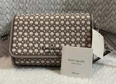 Kate Spade New York 限量版小号翻盖斜挎包钱包。 全新带标签! — 第 1/4 张图片