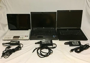 3 Laptops for Parts: HP Pavilion DV4-2145 HP Elitebook 8540w Micro Express FL92 - Picture 1 of 5