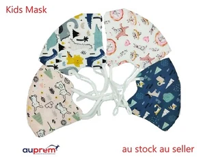 Kids Face Mask Children Masks Light Thin Breathable Washable Reusable AU Seller - Picture 1 of 13