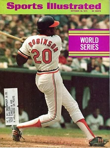 1971 Sports Illustrated rivista baseball, Frank Robinson, Baltimore Orioles VG - Foto 1 di 5