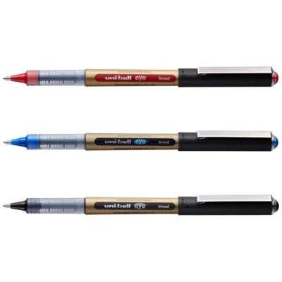 MITSUBISHI Tintenroller uni-ball EYE BROAD UB-150-10 0,65 rot blau schwarz [wähl - Bild 1 von 2
