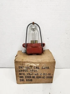 NOS GLASS FUEL FILTER ZENITH - Imagen 1 de 10