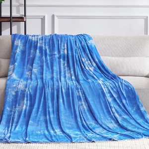 Cooling Blanket King Size (90"X108") Summer Blanket Tie Dye for Hot Sleepers Lig - Picture 1 of 7