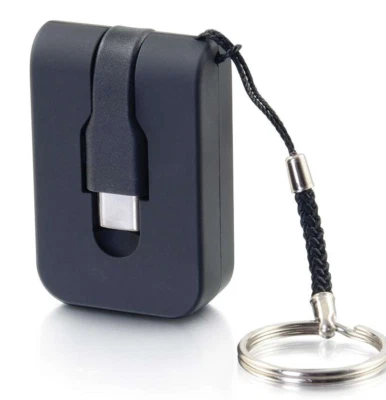 C2G USB-C-Stecker auf 4K-HDMI-Buchse Externer Videoadapter - Schwarz - Bild 1 von 4