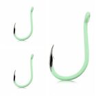 Super Needle Point Glow Hook Fishing Fast Attack Barbed Hook  Ocean