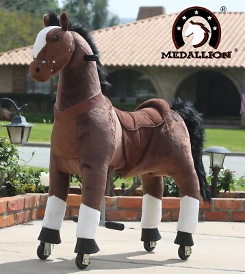 奖章 - 骑在摇摆步行马小马 5 至 12 岁儿童巧克力 — 第 1/4 张图片