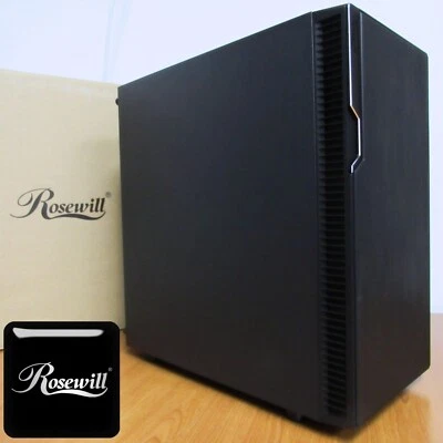 New Rosewill Model FBM-X2 Mini Tower (Micro ATX) Case w/ Solid Steel Side Panels - Image 1 of 4