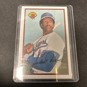 JULIO FRANCO - 1989 BOWMAN CARD #228 TEXAS RANGERS 🔥⚾️🇺🇸 - Picture 1 of 2