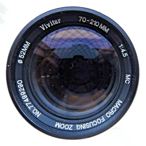 Vivitar 70-210 Macro Focusing Zoom 1:4.5 O/OM 52mm - Picture 1 of 7