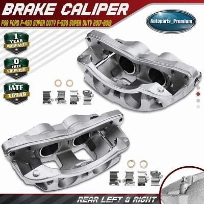 2x Pinza de freno trasera derecha y derecha con soporte para Ford F-450 550 Super Duty 2017-2020 Foto 1 de 4