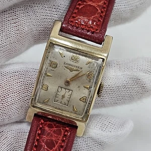 Vintage Longines Men Wristwatch Cal 9LT 17 Jewel 10k Gold Filled Mechanical Wind - Picture 1 of 15
