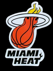 Miami Heat Sticker Decal NBA Basketball 2.5”x2” - Picture 1 of 1