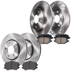Rotores de freno y pastillas de freno delanteros 302 mm traseros 305 mm para RAM C/V 2012-2015 H15 PA - Imagen 1 de 8