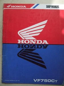 Genuine Honda Motorcycle Motorbike VF750FCT Supplementary Addendum Shop Manual - Picture 1 of 4