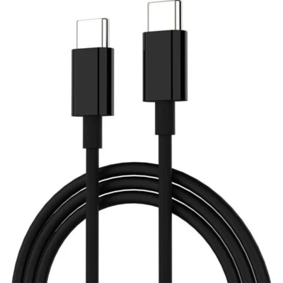 3.3ft  Type-C To Type-C Fast Charging Data Cable For iPhone15 Samsung Galaxy S24 - Image 1 of 4