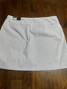 Skort S.C. & Co. 360 Control Abdomen Talla XXL Azul Rayas Nuevo con Etiquetas - Imagen 1 de 6