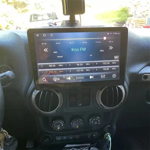 For Jeep Wrangler JK 2007-2018 Android 13 Apple Carplay Car Radio Stereo GPS Nav - Picture 1 of 20