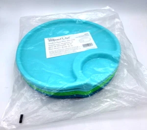 Pampered Chef Outdoor Party 10" Plate Set of 6 Plates New in Package #2823 - Picture 1 of 4