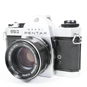 Asahi Pentax ES II analoge 35-mm-Spiegelreflexkamera mit Super-Multi-Coated Takumar 55 mm f/1,8 - Bild 1 von 18