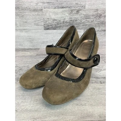 Женские замшевые туфли на каблуке Naturalizer Julius Mary Jane размер 8,5 - Изображение 1 из 4