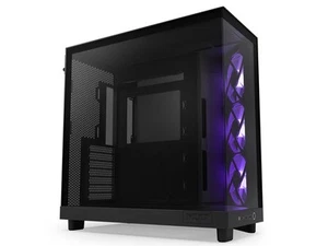 NZXT H6 Flow RGB Compact Dual-Chamber Mid-Tower Airflow Case with RGB Fans - All - Picture 1 of 5