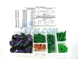 PARTIAL Corning Optisnap LC SM APC Fiber Connector 21pk OSNP-LCA-900-Z ~STSI - Picture 1 of 2