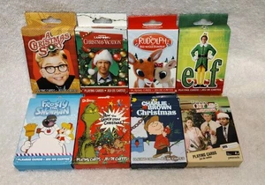Raro set completo di 8 carte da gioco per programmi tv/film natalizi. Elfo, Frosty, ufficio, ALTRO - Foto 1 di 5